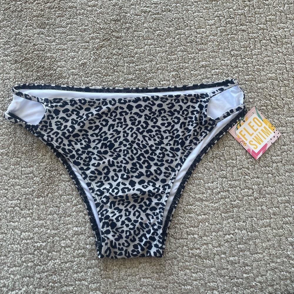 FLEO swim leopard bikini bottoms